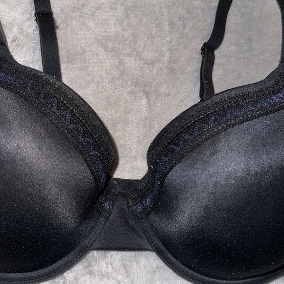 Wacoal Underwire Perfect Primer Contour Bra - Black and Blue - Size 36DD - Picture 6 of 10